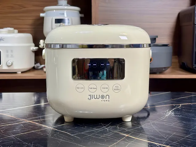 Nồi Cơm Điện Tách Đường JIWON JW-34F 1.2L - Giải Pháp Nấu Cơm Thông Minh, Giảm Tinh Bột Hỗ Trợ Người Tiểu Đường, Ăn Kiêng
