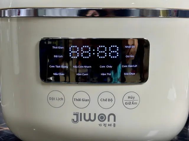 Nồi Cơm Điện Tách Đường JIWON JW-34F 1.2L - Giải Pháp Nấu Cơm Thông Minh, Giảm Tinh Bột Hỗ Trợ Người Tiểu Đường, Ăn Kiêng