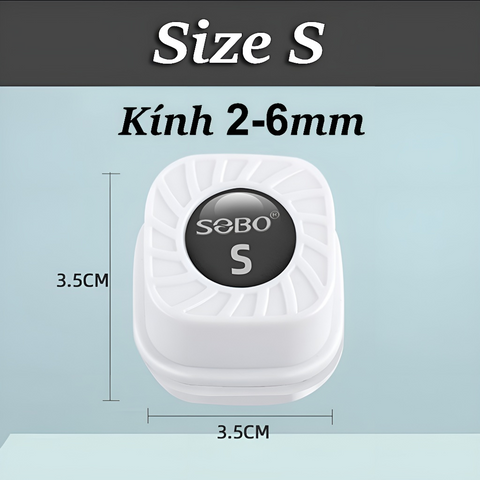 Chà Hồ Nam Châm Mini Sobo Vệ Sinh Hồ Cá - Thiết Kế Siêu Nhỏ Gọn, Các Kích Thước S, M, L Phù Hợp Cho Bể Thủy Sinh