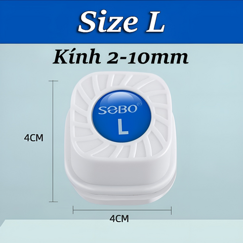Chà Hồ Nam Châm Mini Sobo Vệ Sinh Hồ Cá - Thiết Kế Siêu Nhỏ Gọn, Các Kích Thước S, M, L Phù Hợp Cho Bể Thủy Sinh