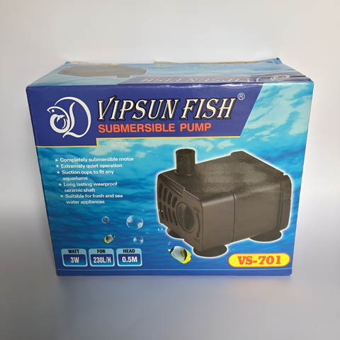 Máy Bơm Lọc Nước VIPSUN VS-701 - Thiết Bị Lọc Nước Hồ Cá Cảnh Tăng Oxy Hòa Tan, Sạch Và An Toàn Cho Sinh Vật Thủy Sinh
