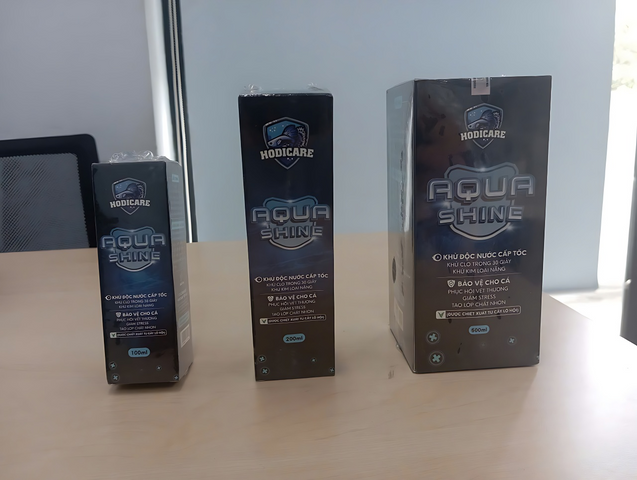 AquaShine Hodicare - Giải pháp khử độc nước cho cá cảnh, phục hồi và bảo vệ sức khỏe, an toàn với chiết xuất lô hội tự nhiên