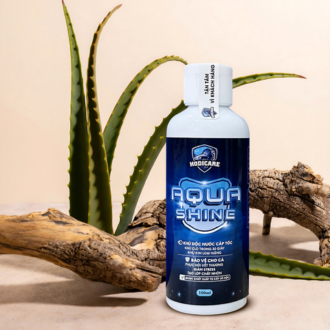 AquaShine Hodicare - Giải pháp khử độc nước cho cá cảnh, phục hồi và bảo vệ sức khỏe, an toàn với chiết xuất lô hội tự nhiên