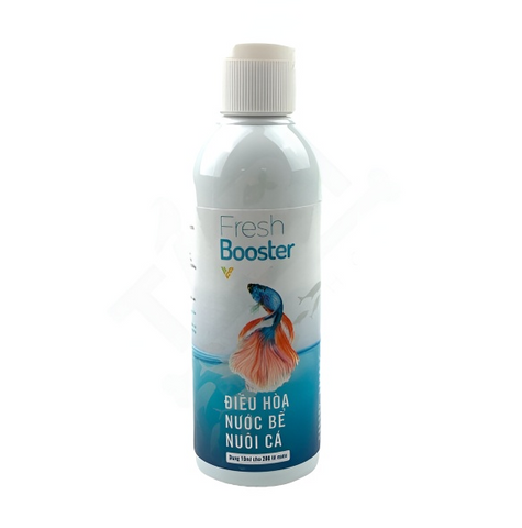 Dung Dịch Khử Clo Fresh Booster 100ml - Giải Pháp Xử Lý Nước Cao Cấp Cho Hồ Cá, Đảm Bảo Môi Trường Nuôi Cá An Toàn