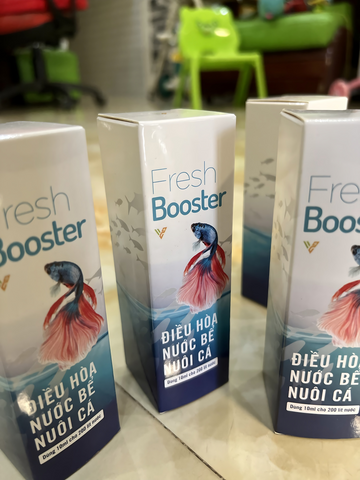 Dung Dịch Khử Clo Fresh Booster 100ml - Giải Pháp Xử Lý Nước Cao Cấp Cho Hồ Cá, Đảm Bảo Môi Trường Nuôi Cá An Toàn