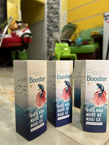 Dung Dịch Khử Clo Fresh Booster 100ml - Giải Pháp Xử Lý Nước Cao Cấp Cho Hồ Cá, Đảm Bảo Môi Trường Nuôi Cá An Toàn