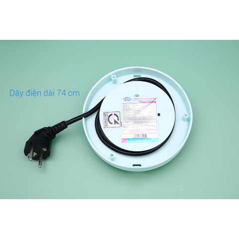 Ấm Siêu Tốc Inox 2 Lớp 1.8L SUNHOUSE SHD1351 - Bình Đun Nước Nhanh Gọn, Thiết Kế Đẹp, An Toàn Sử Dụng