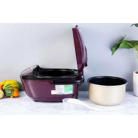 Nồi cơm điện tử 1.8L SUNHOUSE SHD8909 - 6 Chế độ Nấu Tự Động - Nấu Nhanh và Tiết Kiệm Thời Gian Cho 4-6 Người