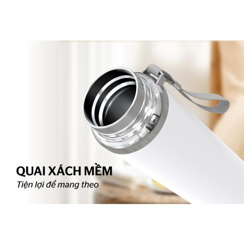 Bình Giữ Nhiệt Inox SUNHOUSE 720ml Flexi - Thiết Kế Sang Trọng, Chất Lượng Cao, Duy Trì Nhiệt Tối Ưu