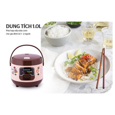 Nồi cơm điện 1L SUNHOUSE SHD8208C