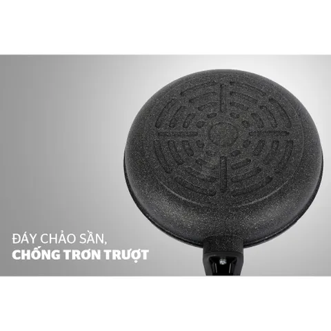 Chảo chống dính siêu bền đá 26cm SUNHOUSE SBD26