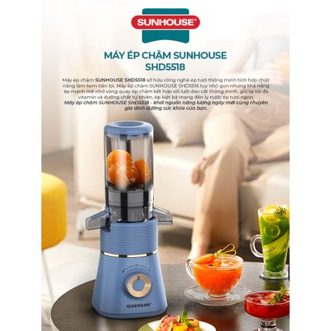 Máy ép chậm làm kem SUNHOUSE SHD5518 236749
