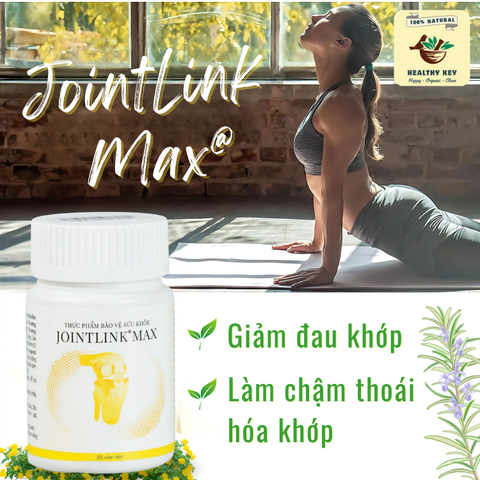 Jointlink Max - Viên Hỗ Trợ Giảm Đau Nhức Xương Khớp, Chống Thoái Hóa, 30 Viên, Sản Phẩm Hữu Cơ Từ IMC