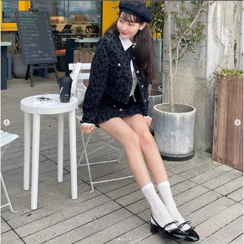 Giày búp bê nữ cao gót mũi tròn, quai hậu 2 nơ gót vuông Ailee.st - Phong cách thanh lịch và thời trang cho phái đẹp