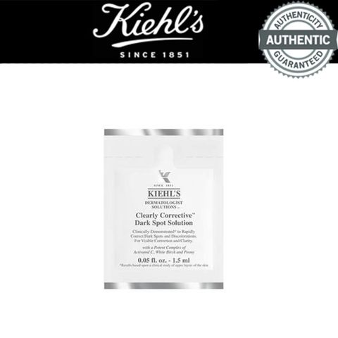 Serum Kiehl's Clearly Corrective Dark Spot Solution 50ML - Tinh Chất Làm Sáng Da & Mờ Thâm Mụn - Giải Pháp Cho Làn Da Rạng Rỡ