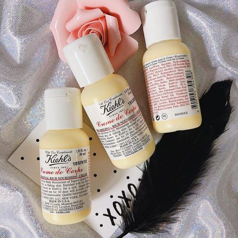 Kem Dưỡng Thể Kiehl's Creme de Corps - Dưỡng Ẩm Sâu, Không Nhờn, Giúp Da Mịn Màng, Căng Bóng 30ML