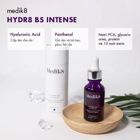 Serum Medik8 Hydr8 B5 Intense 30ml Phục Hồi Da Nhăn