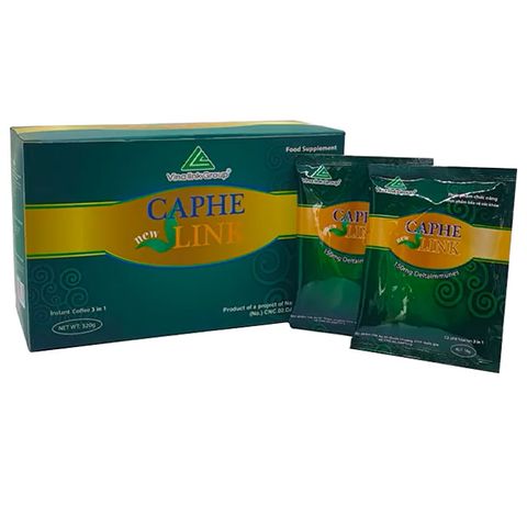 Cà phê Link Decaf Thảo Mộc Rang Xay - Tăng Cường Đề Kháng, Không Bồn Chồn, Hương Vị Nguyên Chất - 20 Gói 320g