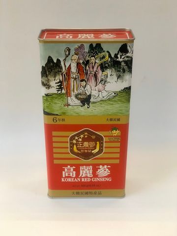 Hồng Sâm Khô Hộp Thiếc Bio Hàn Quốc 300g - Tăng Cường Sức Khỏe, Hỗ Trợ Miễn Dịch, Phục Hồi Năng Lượng, Quà Tặng Sang Trọng