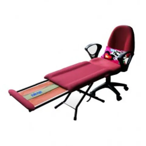 Ghế Ngủ Trưa Văn Phòng Xuân Phát GN.02 - Ghế Gấp Hỗ Trợ Ngủ Ngon, Chất Liệu Nỉ Chống Sờn, Dễ Dàng Bảo Quản, Màu Đỏ Ấm Áp