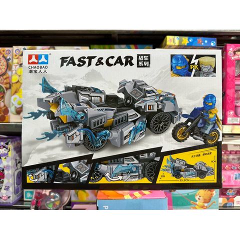 Hộp Lego Lắp Ghép Mô Hình Xe Ô Tô NINJA 7644 - Đồ Chơi Lắp Ráp Thú Vị cho Trẻ Em Yêu Thích Hành Động Ninja