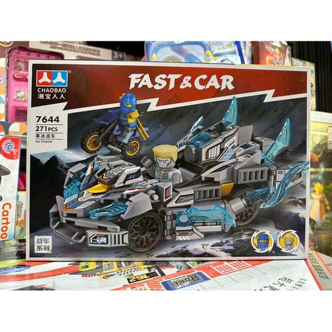Hộp Lego Lắp Ghép Mô Hình Xe Ô Tô NINJA 7644 - Đồ Chơi Lắp Ráp Thú Vị cho Trẻ Em Yêu Thích Hành Động Ninja
