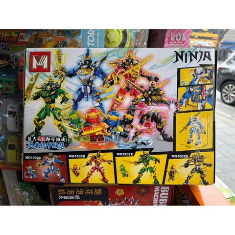 Bộ Xếp Hình Lắp Ghép Lego Robot Ninja 1602A - Đồ Chơi Lego Trẻ Em Thú Vị và Sáng Tạo