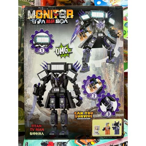 Hộp Lê Gô Lắp Ghép Mô Hình Robot SKIBIDI TOILET 042 - Đồ Chơi LEGO Dành Cho Trẻ Em, Quà Tặng Siêu Mới 2023