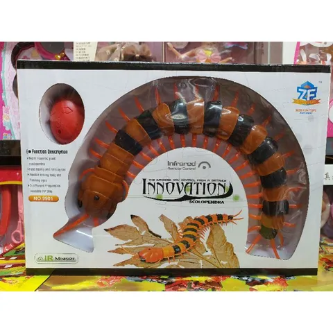 Hộp Đồ Chơi Con Rết Điều Khiển Từ Xa 9901 - Có Đèn Phát Sáng, Sử Dụng Pin Sạc - Đồ Chơi Giải Trí Cho Trẻ Em