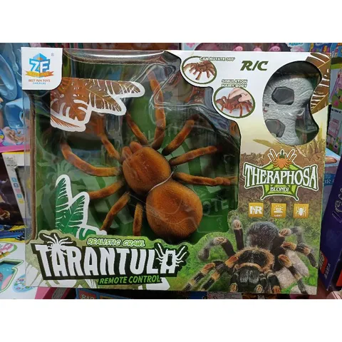 Hộp đồ chơi Con Nhện TARANTULA Điều Khiển Từ Xa - Phát Sáng 9986, Tặng Kèm Pin - Đồ Chơi Hấp Dẫn Cho Trẻ Em