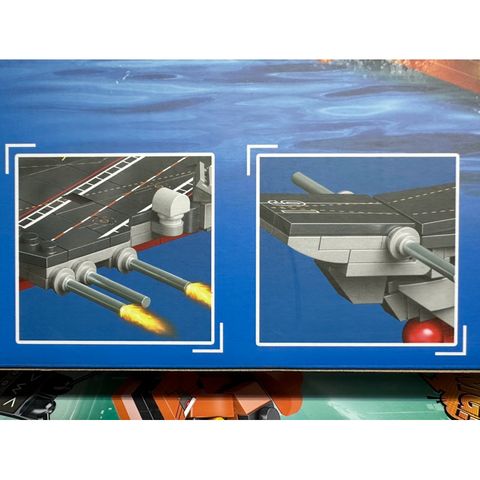 Mô Hình Lắp Ghép Tàu Sân Bay MINGDI 0889 - Đồ Chơi Lego Hấp Dẫn Cho Trẻ Em và Người Đam Mê Ẩm Thực Hàng Hải