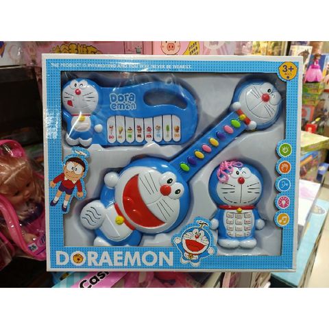 Hộp Đàn DORAEMON có nhạc và đèn phát sáng 1226 (tặng kèm pin)