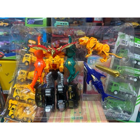 Hộp Đồ Chơi Lắp Ghép Các Con Thú Biến Hình Thành Robot 6805 - Đồ Chơi Kích Thích Sáng Tạo Và Phát Triển Kỹ Năng Trẻ Em