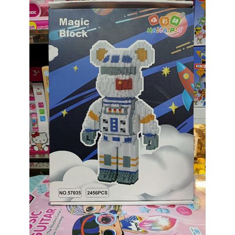 Hộp Lê Gô Lắp Ghép Mô Hình Gấu Magic Block 57035 - Đồ Chơi Có Đèn Phát Sáng cho Trẻ Em, Quà Tặng Tuyệt Vời