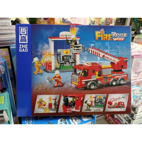 Hộp Lego Lắp Ghép Xe Ô Tô Cứu Hỏa QL2262 - Đồ Chơi Xây Dựng Sáng Tạo Cho Trẻ Em, Quà Tặng Thú Vị