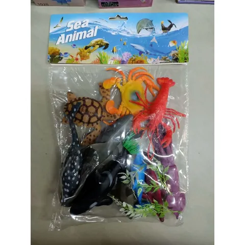Bộ Đồ Chơi Mô Hình Động Vật Biển Sea Animal - 10 Con Giao Màu Ngẫu Nhiên, Quyến Rũ Cho Trẻ Em Yêu Thích Khám Phá Thế Giới Đại Dương