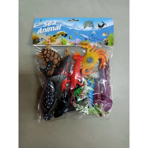 Bộ Đồ Chơi Mô Hình Động Vật Biển Sea Animal - 10 Con Giao Màu Ngẫu Nhiên, Quyến Rũ Cho Trẻ Em Yêu Thích Khám Phá Thế Giới Đại Dương