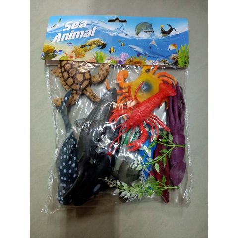Bộ Đồ Chơi Mô Hình Động Vật Biển Sea Animal - 10 Con Giao Màu Ngẫu Nhiên, Quyến Rũ Cho Trẻ Em Yêu Thích Khám Phá Thế Giới Đại Dương