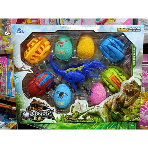Hộp đồ chơi lắp ghép biến hình Trứng khủng long ST-25 - Đồ chơi xếp hình sáng tạo cho trẻ em, phát triển tư duy và kỹ năng