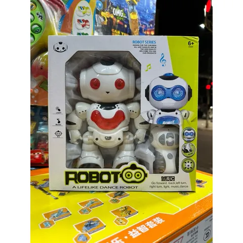 Hộp Đồ Chơi Robot Điều Khiển Từ Xa 606-1 - Có Nhạc và Đèn Phát Sáng - Quà Tặng Trẻ Em Màu Sắc Ngẫu Nhiên