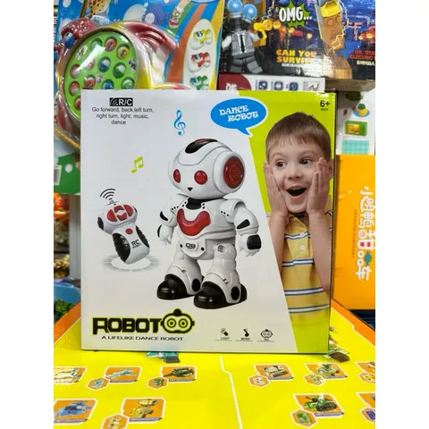 Hộp Đồ Chơi Robot Điều Khiển Từ Xa 606-1 - Có Nhạc và Đèn Phát Sáng - Quà Tặng Trẻ Em Màu Sắc Ngẫu Nhiên
