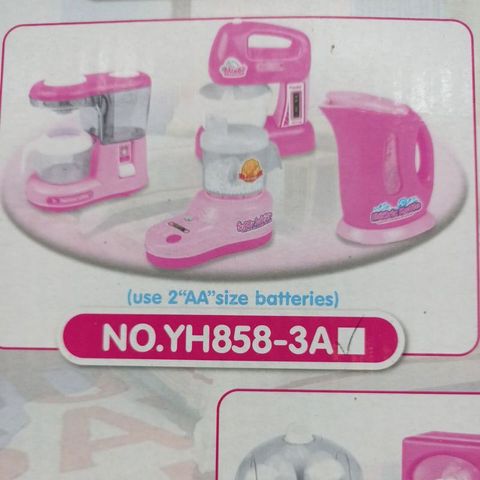 Hộp đồ chơi nấu ăn mô phỏng máy nhà bếp có nhạc và đèn sáng YH858-3 - Quà tặng thú vị cho trẻ em