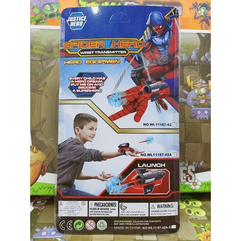 Bộ Đồ Chơi 2in1 Găng Tay Vải và Phụ Kiện Đeo Tay Người Nhện Spider-Man - Đồ Chơi Thú Vị Cho Trẻ Em