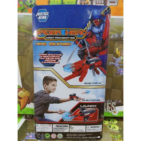 Bộ Đồ Chơi 2in1 Găng Tay Vải và Phụ Kiện Đeo Tay Người Nhện Spider-Man - Đồ Chơi Thú Vị Cho Trẻ Em
