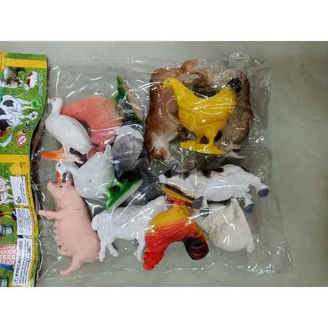 Bộ Đồ Chơi Động Vật MY FARM - Mô Hình 12 Con Thú Nhà Cho Trẻ Em - Đồ Chơi Giáo Dục Sáng Tạo