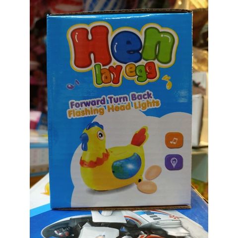 Hộp đồ chơi Gà đẻ trứng 951 - Đồ chơi trẻ em có nhạc và đèn phát sáng, tặng kèm pin - Quà tặng lý tưởng cho bé yêu