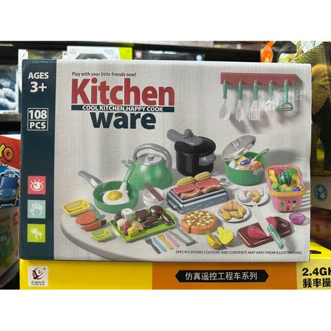 Hộp Đồ Chơi Nấu Ăn KITCHEN 5766 - Bộ 108 Chi Tiết Lập Kế Hoạch Nấu Nướng Thú Vị Cho Trẻ Em - Mẫu Ngẫu Nhiên