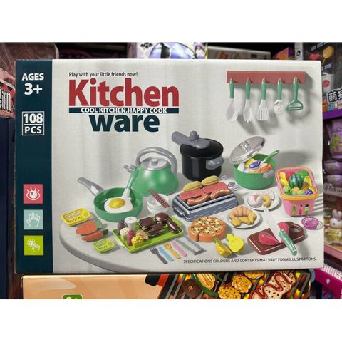 Hộp Đồ Chơi Nấu Ăn KITCHEN 5766 - Bộ 108 Chi Tiết Lập Kế Hoạch Nấu Nướng Thú Vị Cho Trẻ Em - Mẫu Ngẫu Nhiên