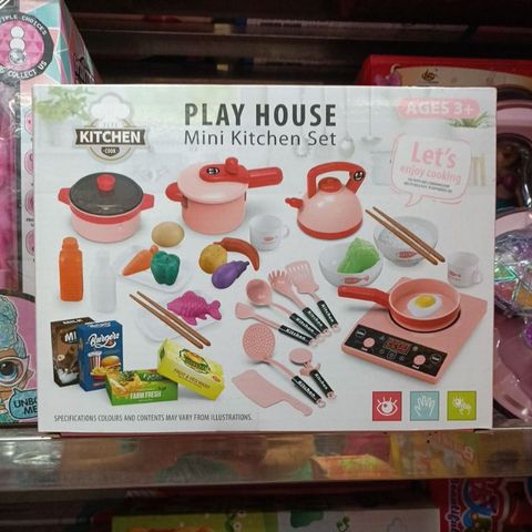 Hộp Đồ Chơi Nấu Ăn PLAY HOUSE - Bếp Từ Có Nhạc và Đèn Phát Sáng Mini Kitchen Set 5752 - Món Quà Tuyệt Vời Cho Trẻ Em