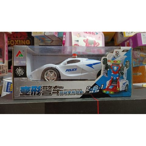 Mô Hình Xe Ô Tô Biến Hình Robot 2033 - Đồ Chơi Điều Khiển Từ Xa Có Nhạc và Đèn Phát Sáng, Tặng Kèm Pin